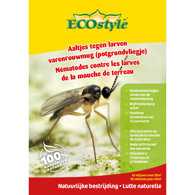 Nématodes contre les moucherons fongiques (mouches funéraires)