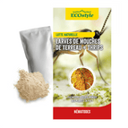 Maluttebio Nématodes Mouches Terreau + 5 Pièges Jaunes Anti Moucherons Intérieur - Solution Écologique Très Efficace