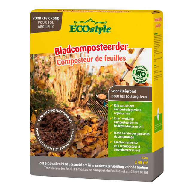 Composteur de feuilles sol sablonneux