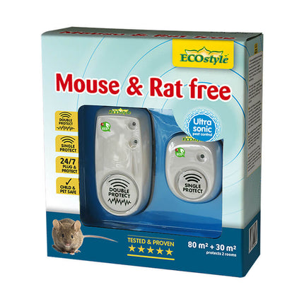 Mouse & Rat Free - répulsif à ultrasons pour souris et rats